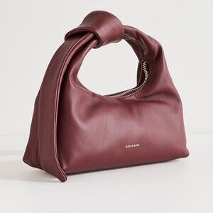 ANINE BING Mini Grace Bag - Burgundy/Dark Cherry - GUC